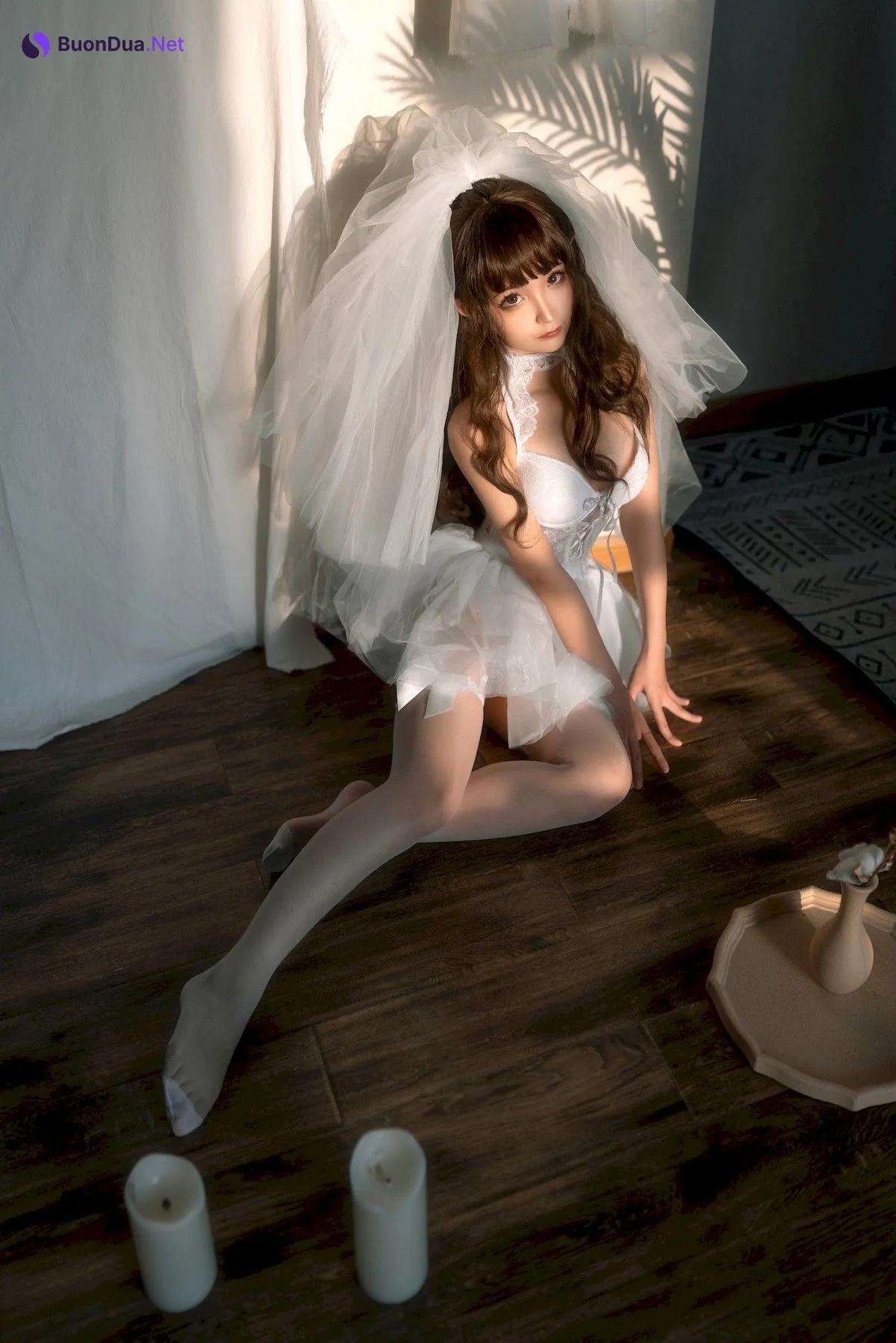 Cosplay 蠢沫沫 Chunmomo 婚纱 - Photo 17