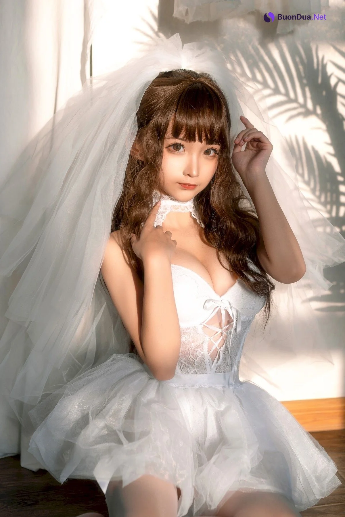 Cosplay 蠢沫沫 Chunmomo 婚纱 - Photo 2
