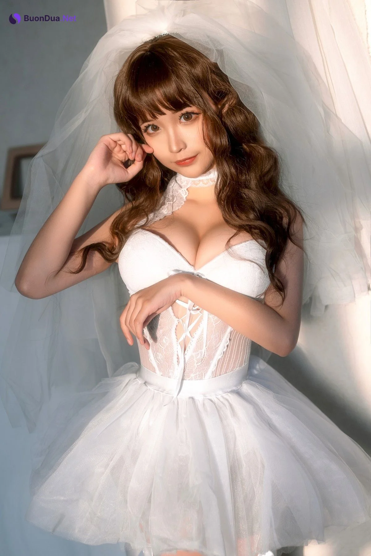 Cosplay 蠢沫沫 Chunmomo 婚纱 - Photo 7