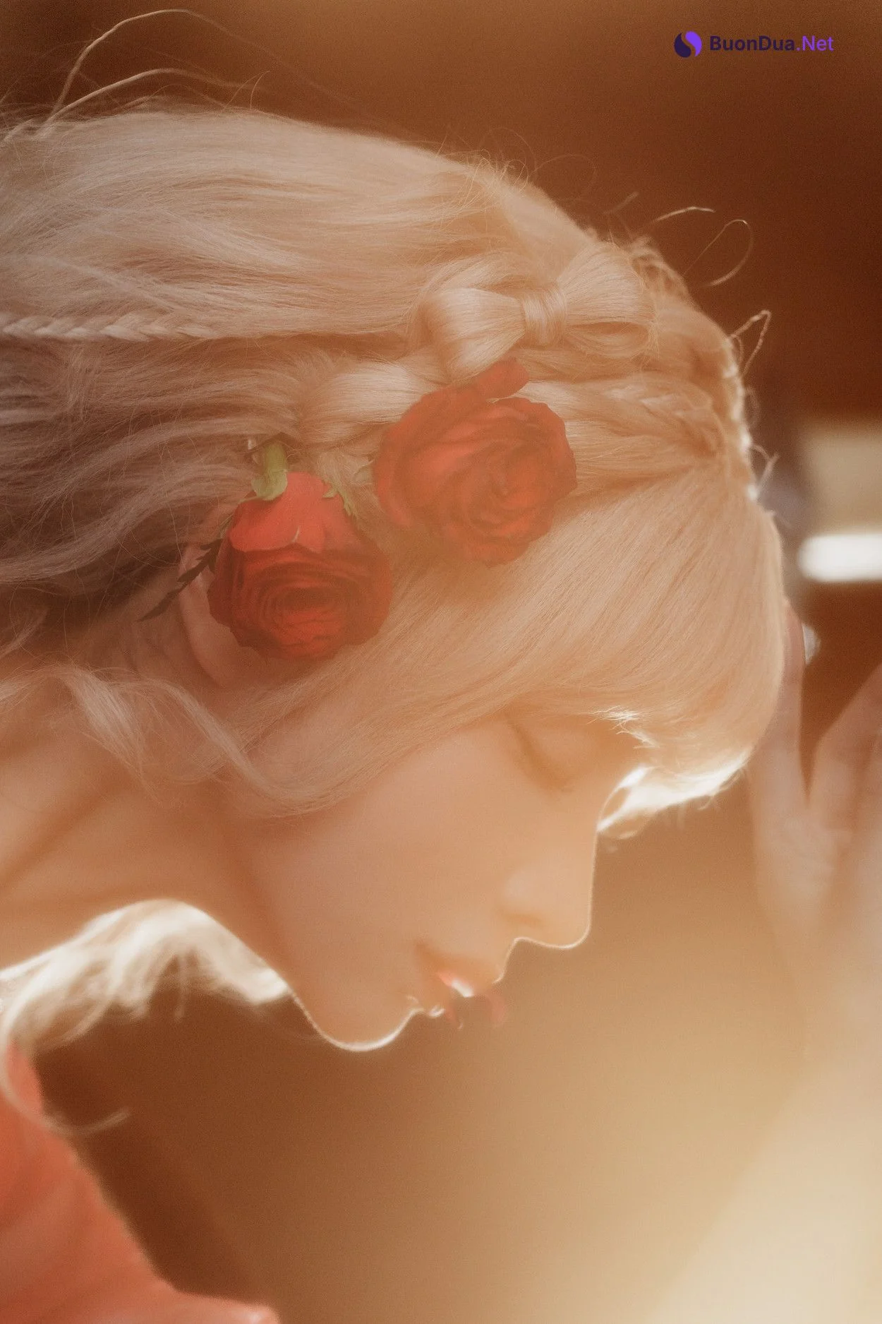Cosplay 蠢沫沫Chunmomo 黑红纱裙 - Photo 18
