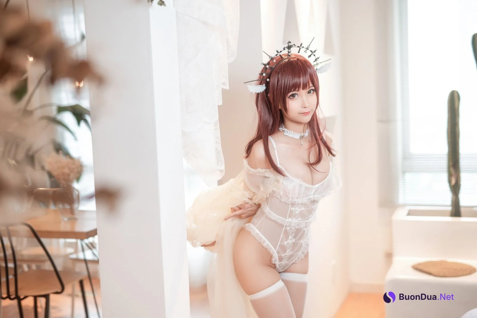 Cosplay 蠢沫沫 Chunmomo 沫沫真爱版 天使本-火天使 - Photo 19