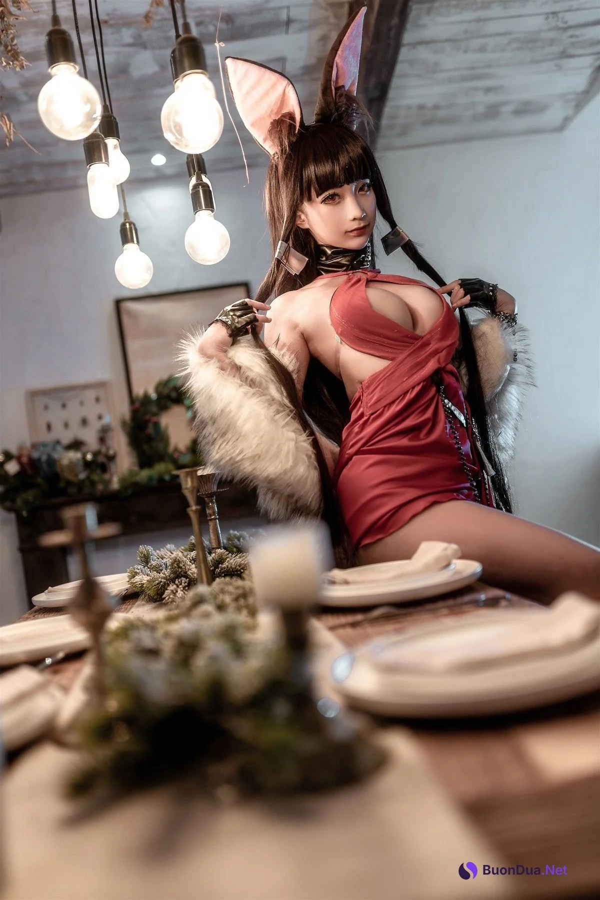 Cosplay 蠢沫沫Chunmomo Akagi Ruby Laced - Photo 13
