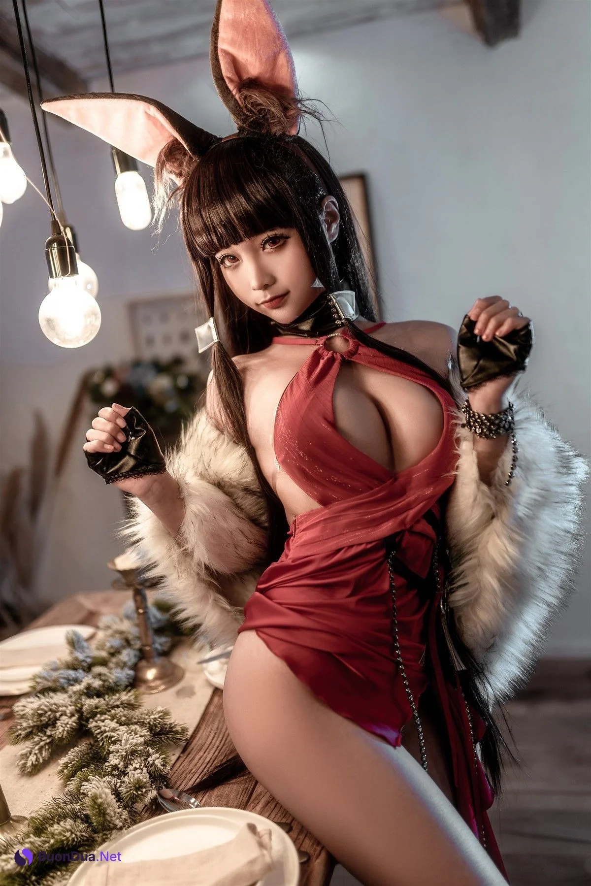Cosplay 蠢沫沫Chunmomo Akagi Ruby Laced - Photo 14