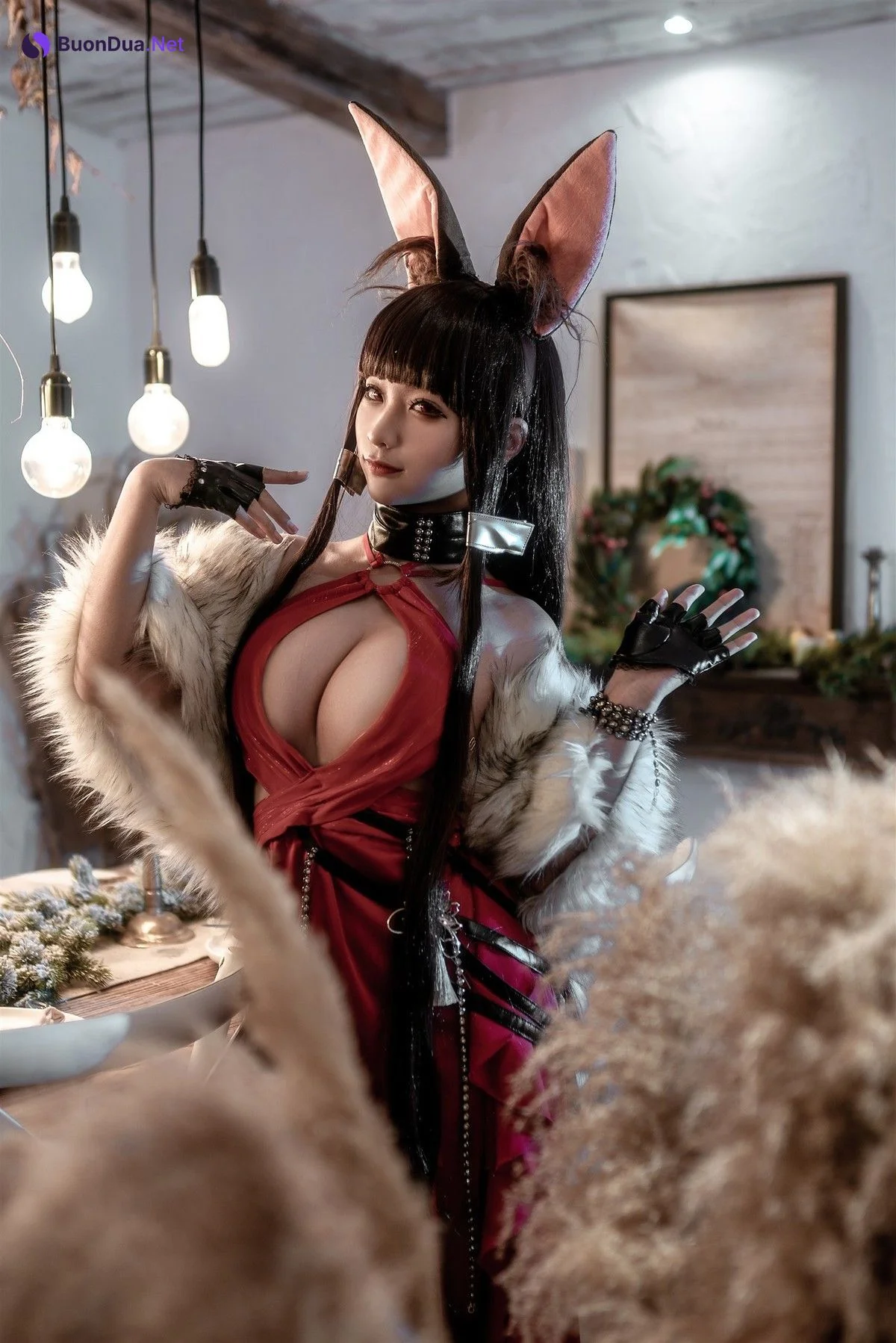 Cosplay 蠢沫沫Chunmomo Akagi Ruby Laced - Photo 2