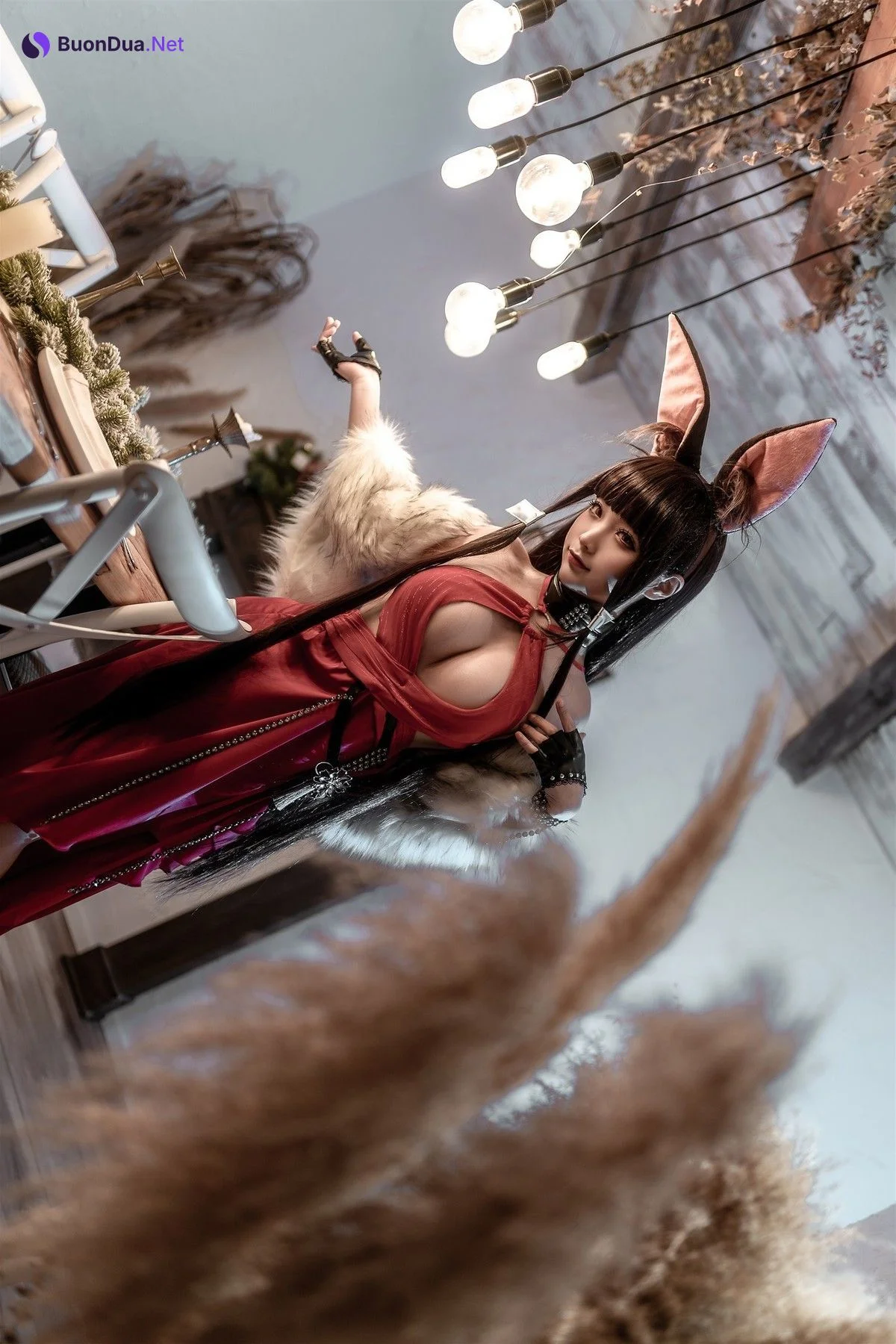 Cosplay 蠢沫沫Chunmomo Akagi Ruby Laced - Photo 3