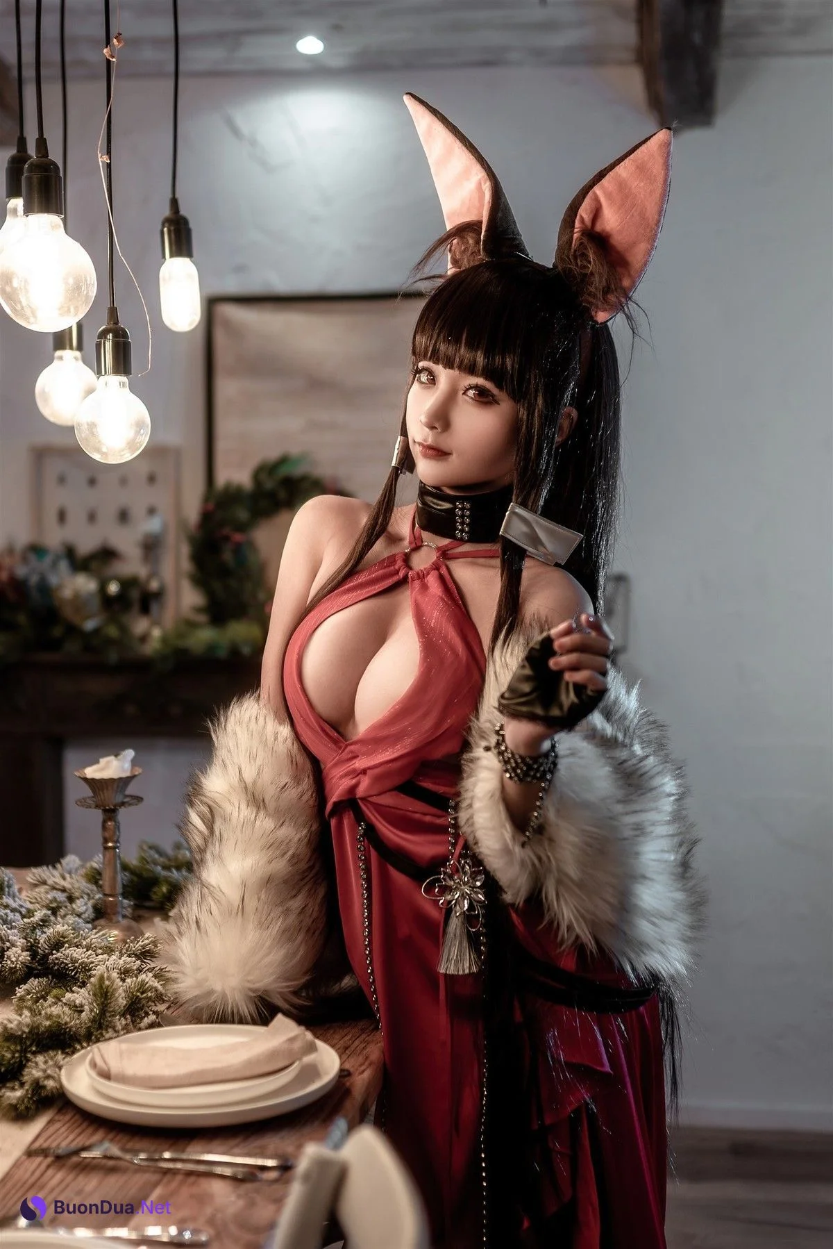 Cosplay 蠢沫沫Chunmomo Akagi Ruby Laced - Photo 5