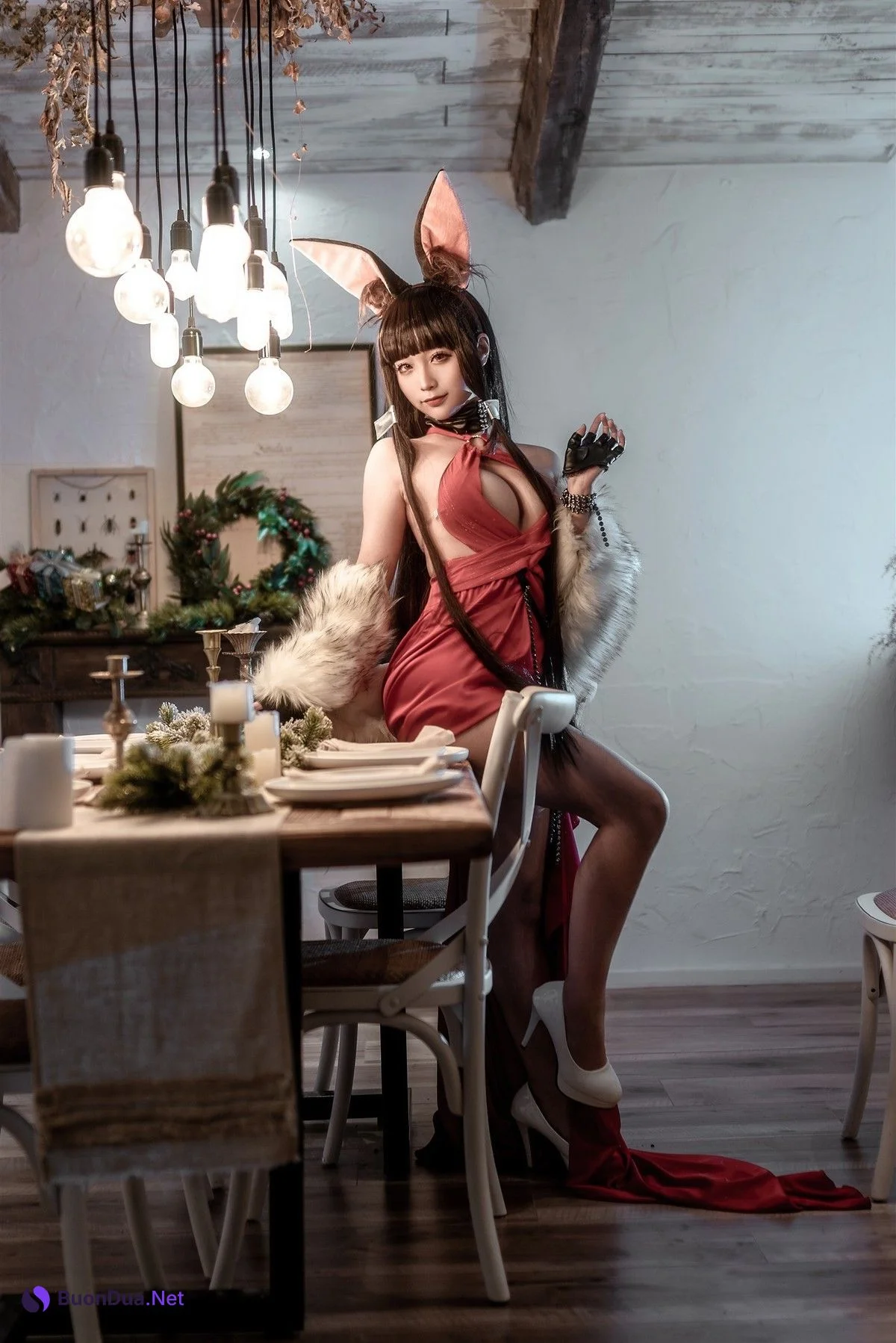 Cosplay 蠢沫沫Chunmomo Akagi Ruby Laced - Photo 8