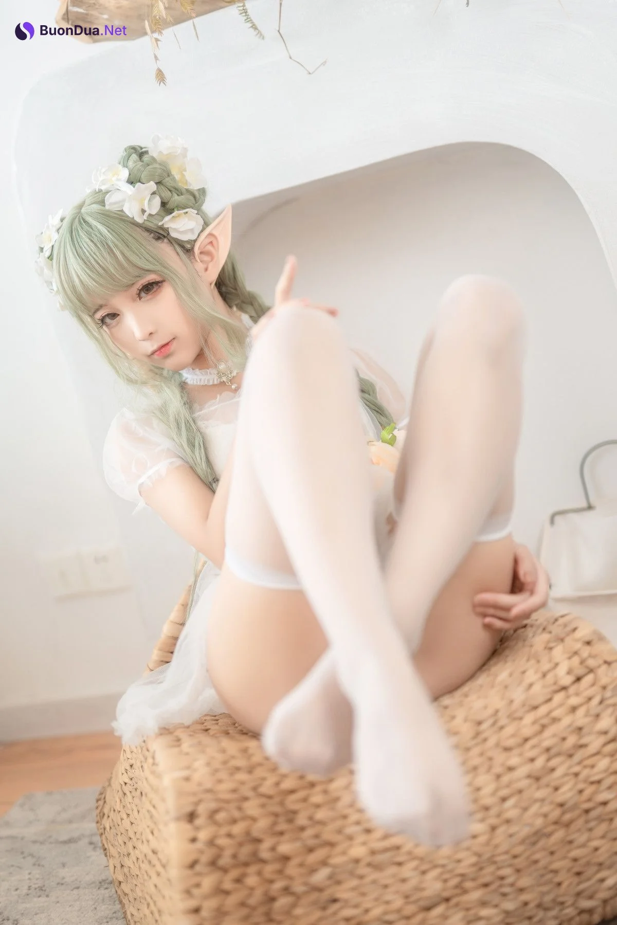 Cosplay 蠢沫沫Chunmomo 《尖耳国度》绿精灵 - รูปภาพ 17