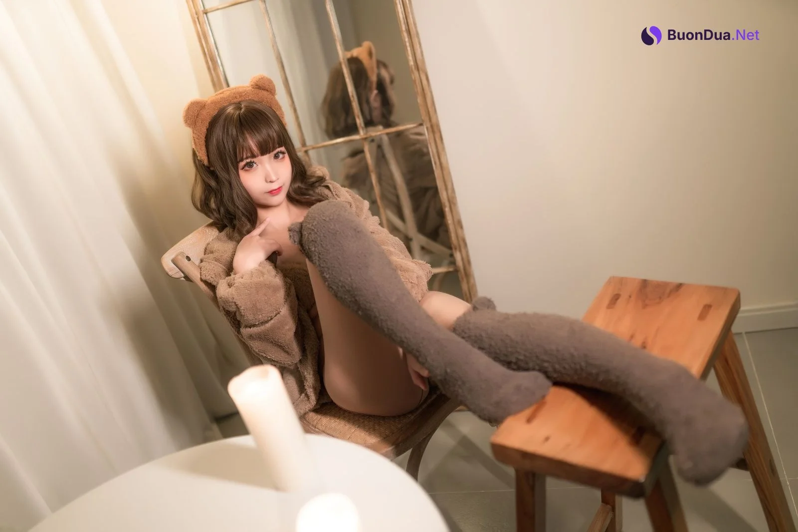 Cosplay, 蠢沫沫 Chunmomo 沫沫真爱版 棕熊 破图 - Photo 9