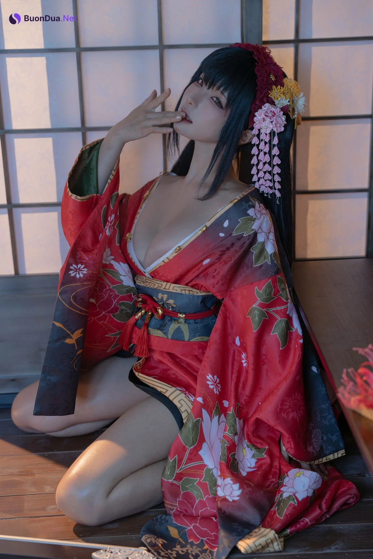 Cosplay 蠢沫沫Chunmomo 狂三和服 Kurumi Set.01 - Photo 10