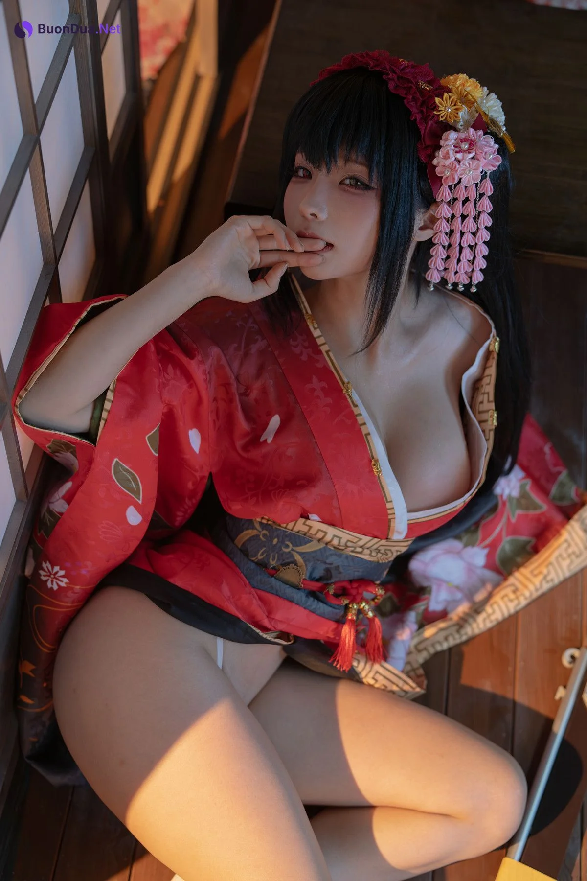Cosplay 蠢沫沫Chunmomo 狂三和服 Kurumi Set.01 - Photo 16