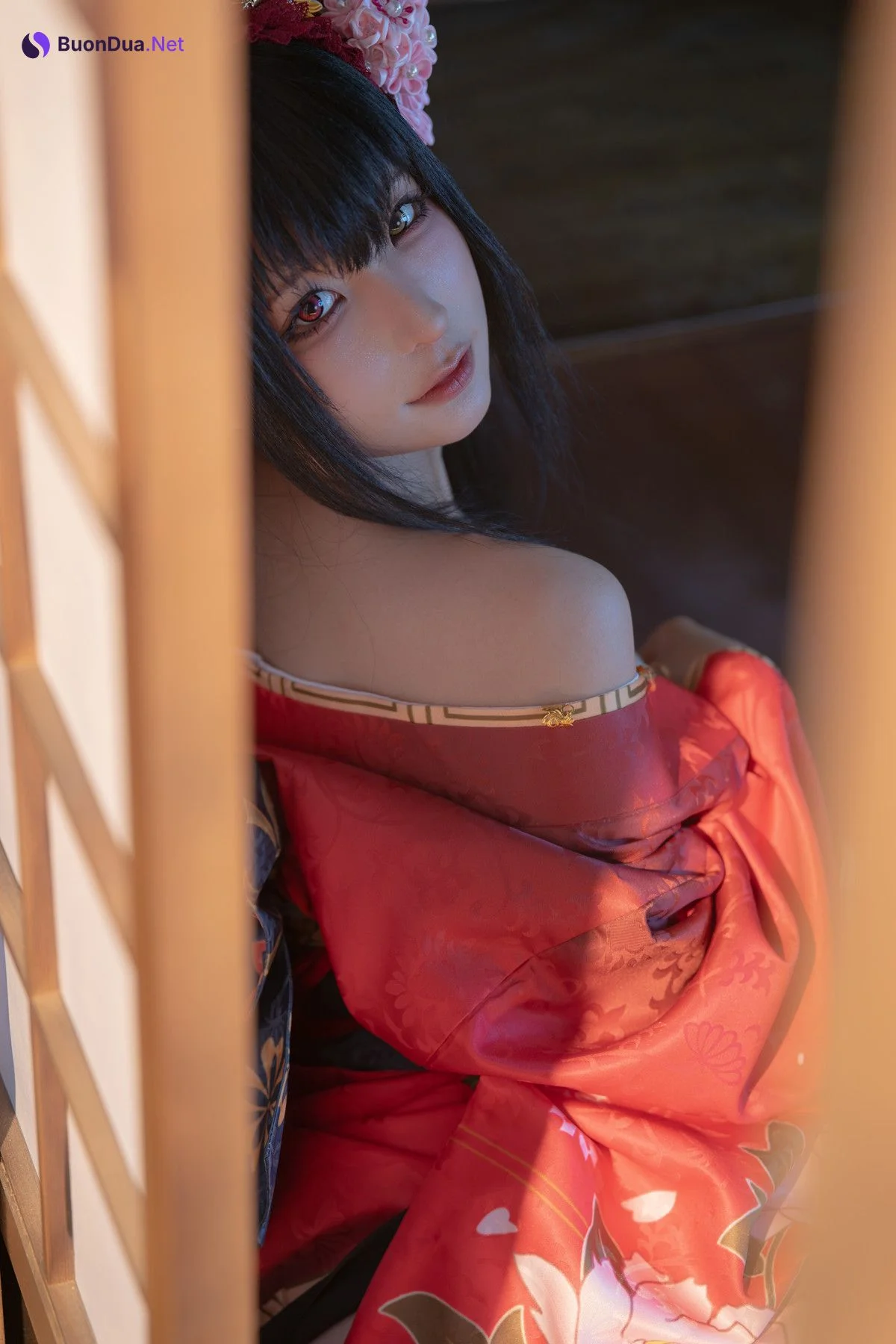 Cosplay 蠢沫沫Chunmomo 狂三和服 Kurumi Set.01 - Photo 17