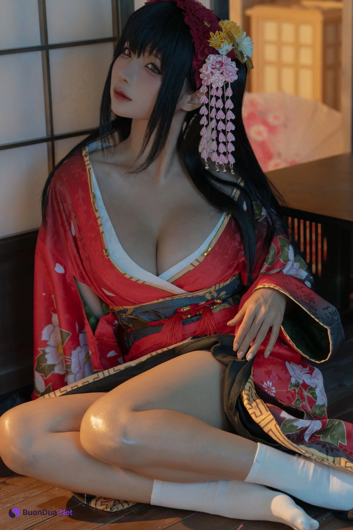 Cosplay 蠢沫沫Chunmomo 狂三和服 Kurumi Set.01 - Photo 4