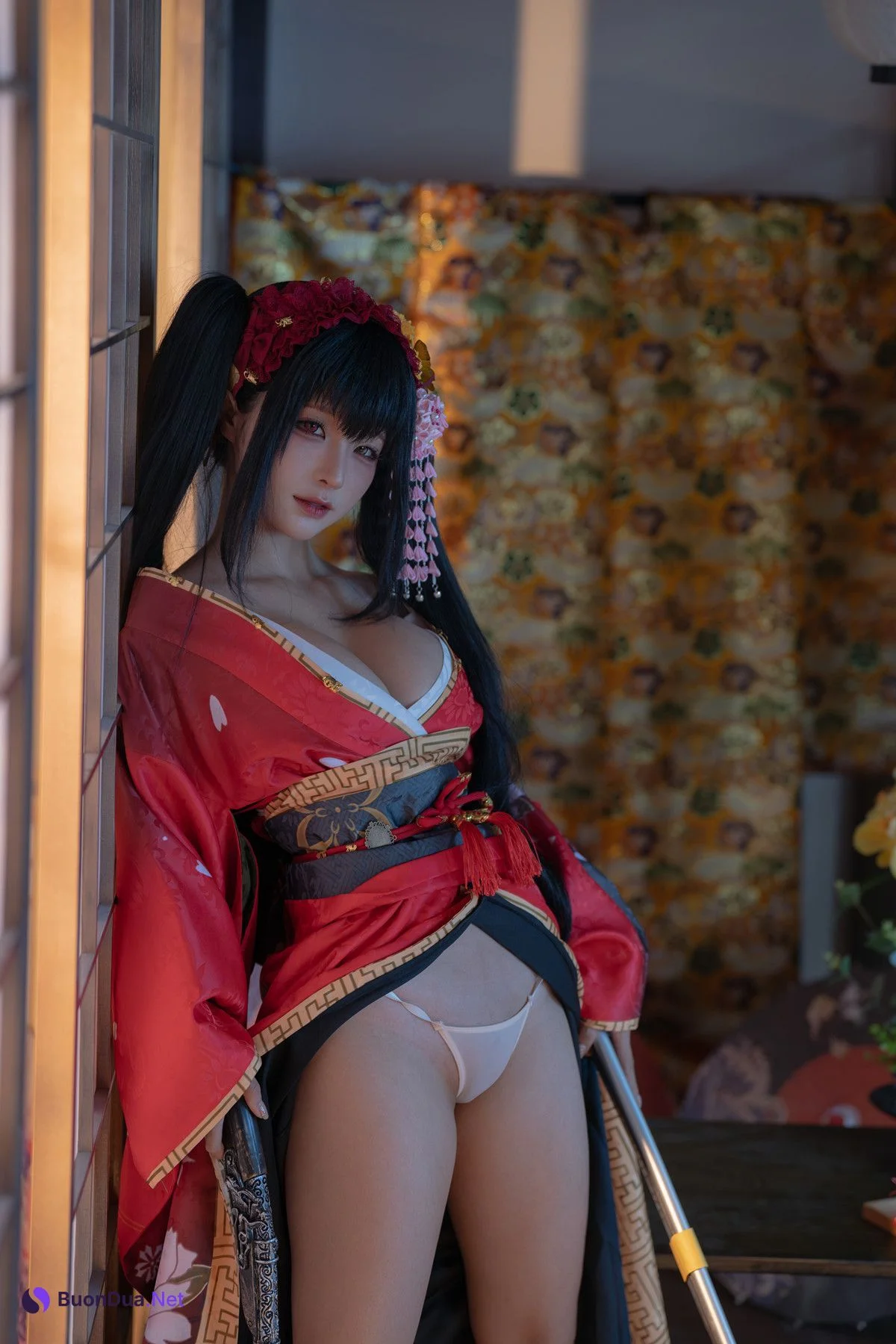 Cosplay 蠢沫沫Chunmomo 狂三和服 Kurumi Set.01 - Photo 7