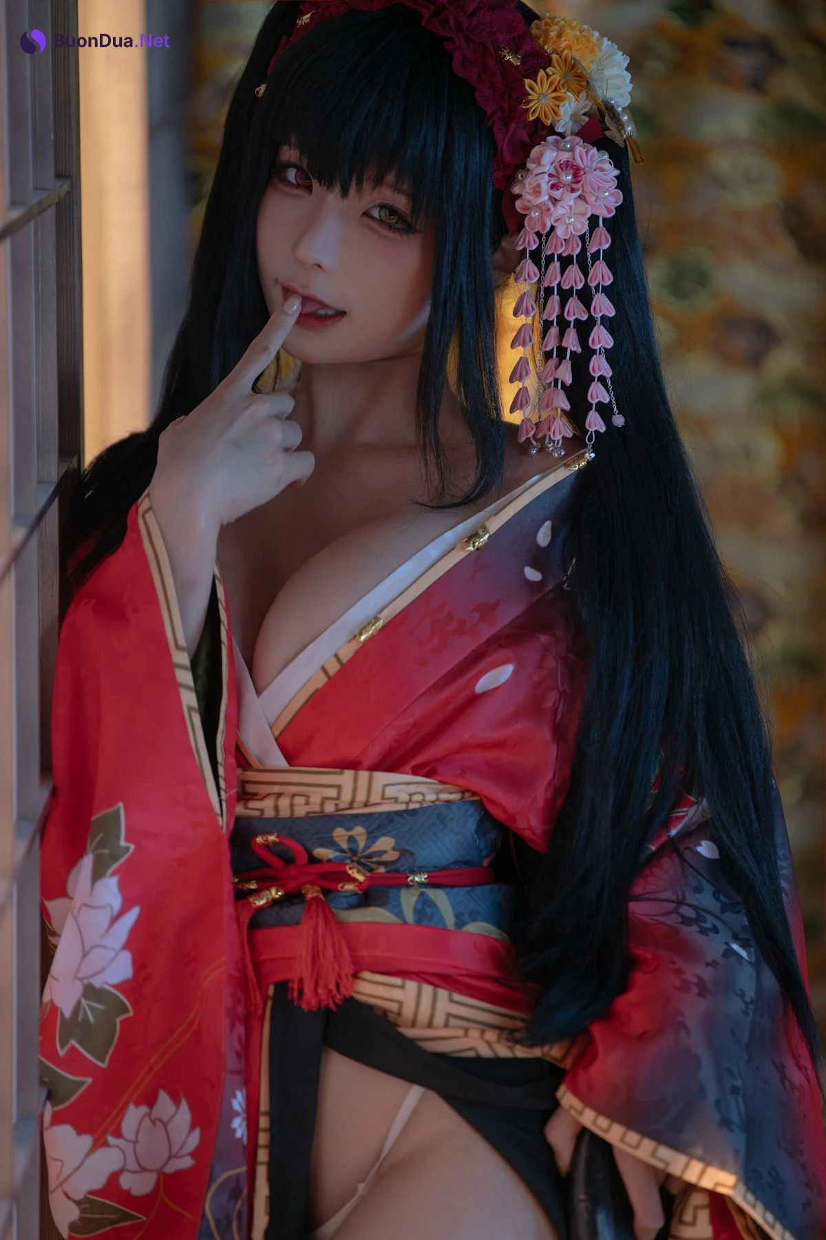 Cosplay 蠢沫沫Chunmomo 狂三和服 Kurumi Set.01 - Photo 8