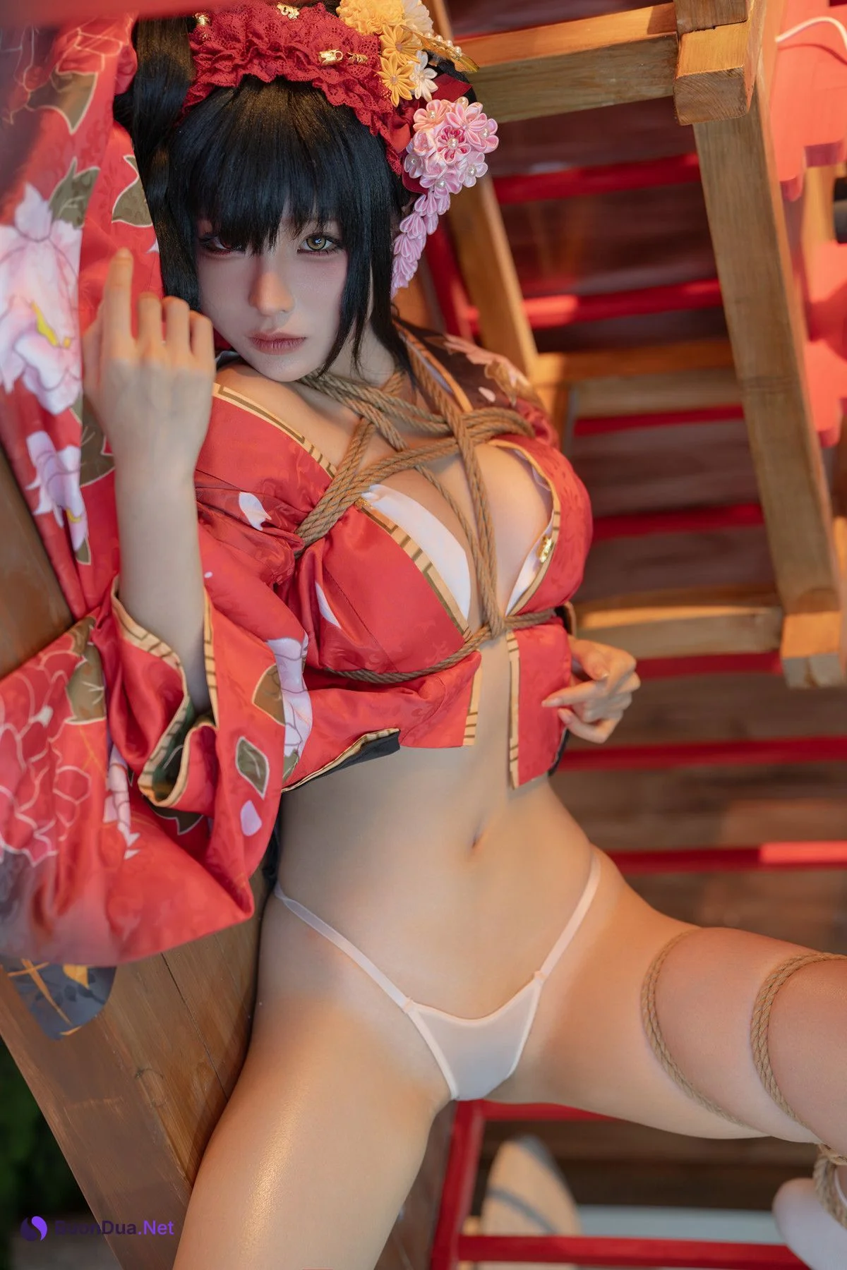 Cosplay 蠢沫沫Chunmomo 狂三和服 Kurumi Set.02 - Photo 15