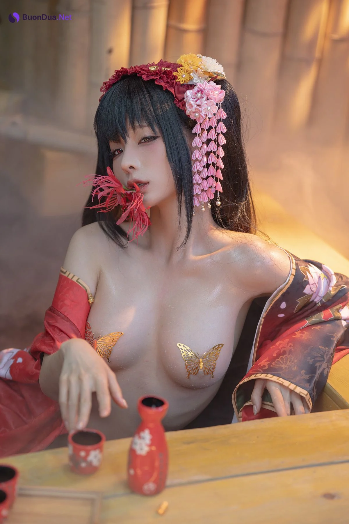 Cosplay 蠢沫沫Chunmomo 狂三和服 Kurumi Set.03 - Photo 6