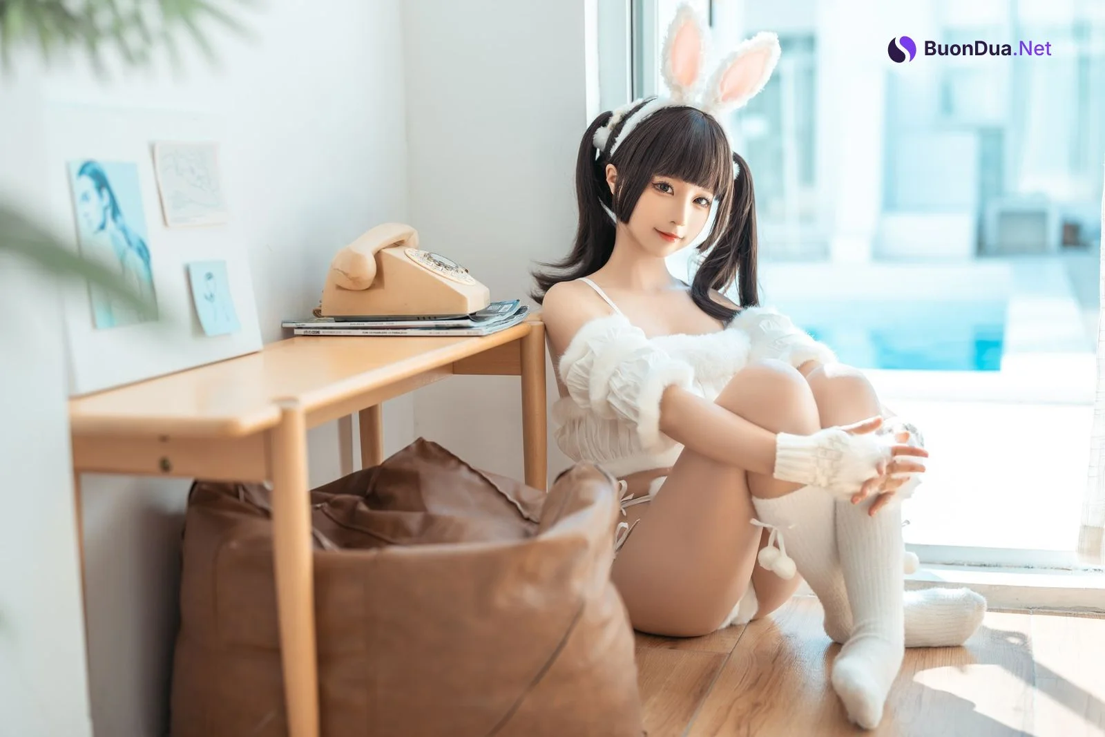 Cosplay 蠢沫沫 Chunmomo 绵绵兔 Mian Mian Rabbit - Photo 11
