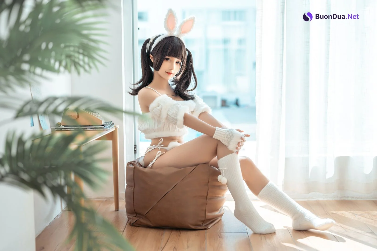 Cosplay 蠢沫沫 Chunmomo 绵绵兔 Mian Mian Rabbit - Photo 2