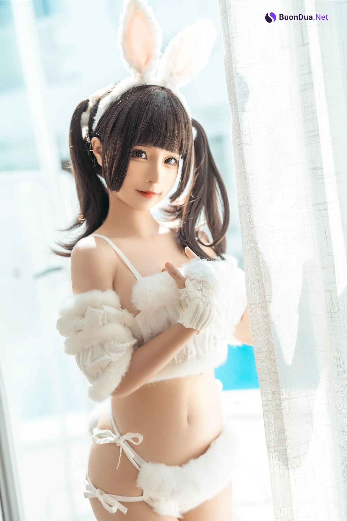 Cosplay 蠢沫沫 Chunmomo 绵绵兔 Mian Mian Rabbit - Photo 7