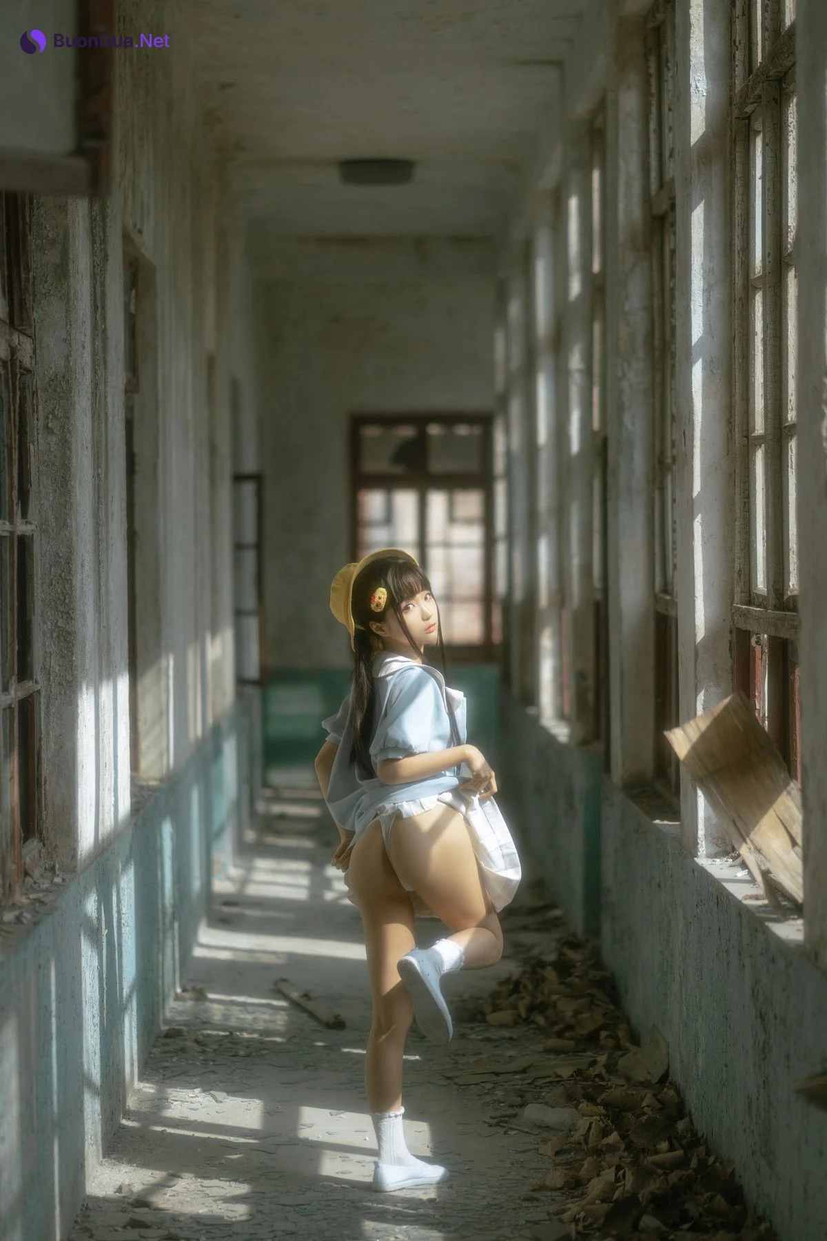 Cosplay 蠢沫沫 Chunmomo 小黄帽 绅士版 Set.01 - Photo 12