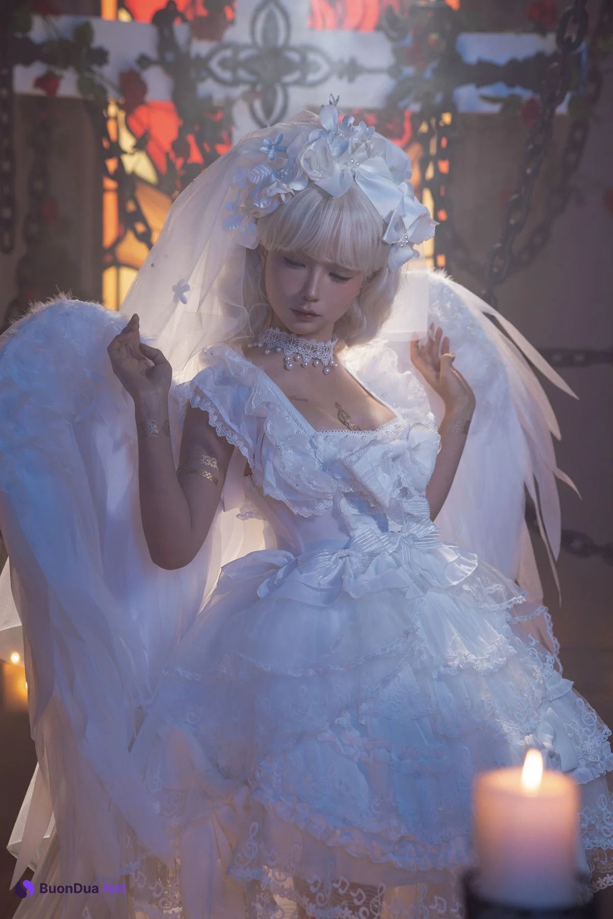 Cosplay 蠢沫沫Chunmomo 坠天使 Set.01 - Photo 4