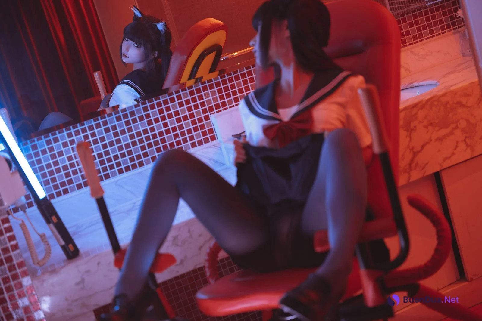 Cosplay 蠢沫沫Chunmomo 另一面 Set.01 - Photo 10