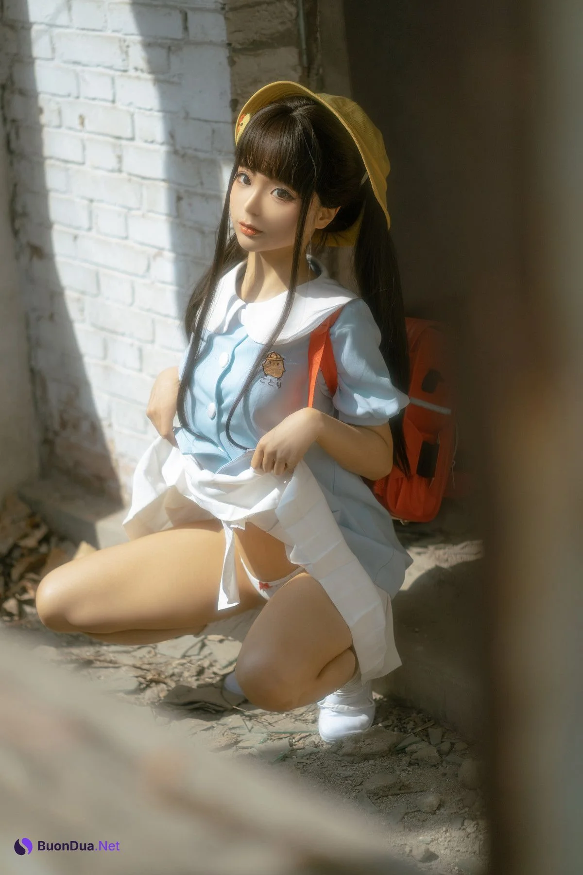 Cosplay 蠢沫沫 Chunmomo 小黄帽 绅士版 Set.02 - Photo 10
