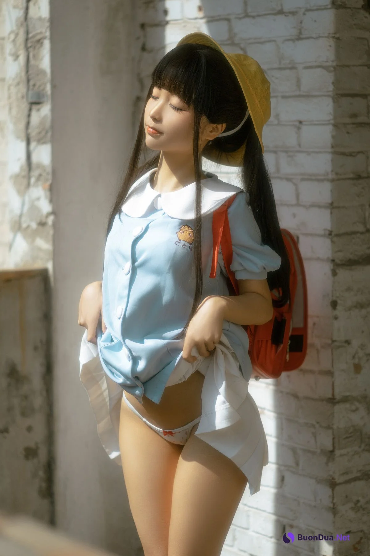 Cosplay 蠢沫沫 Chunmomo 小黄帽 绅士版 Set.02 - Photo 12