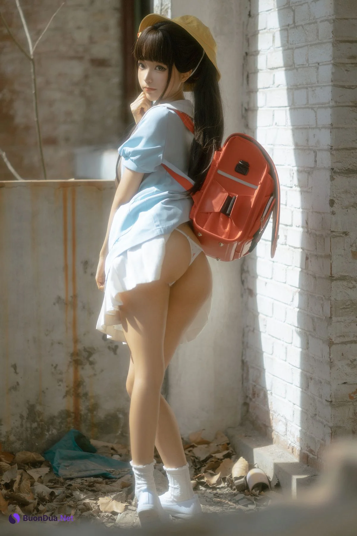 Cosplay 蠢沫沫 Chunmomo 小黄帽 绅士版 Set.02 - Photo 7
