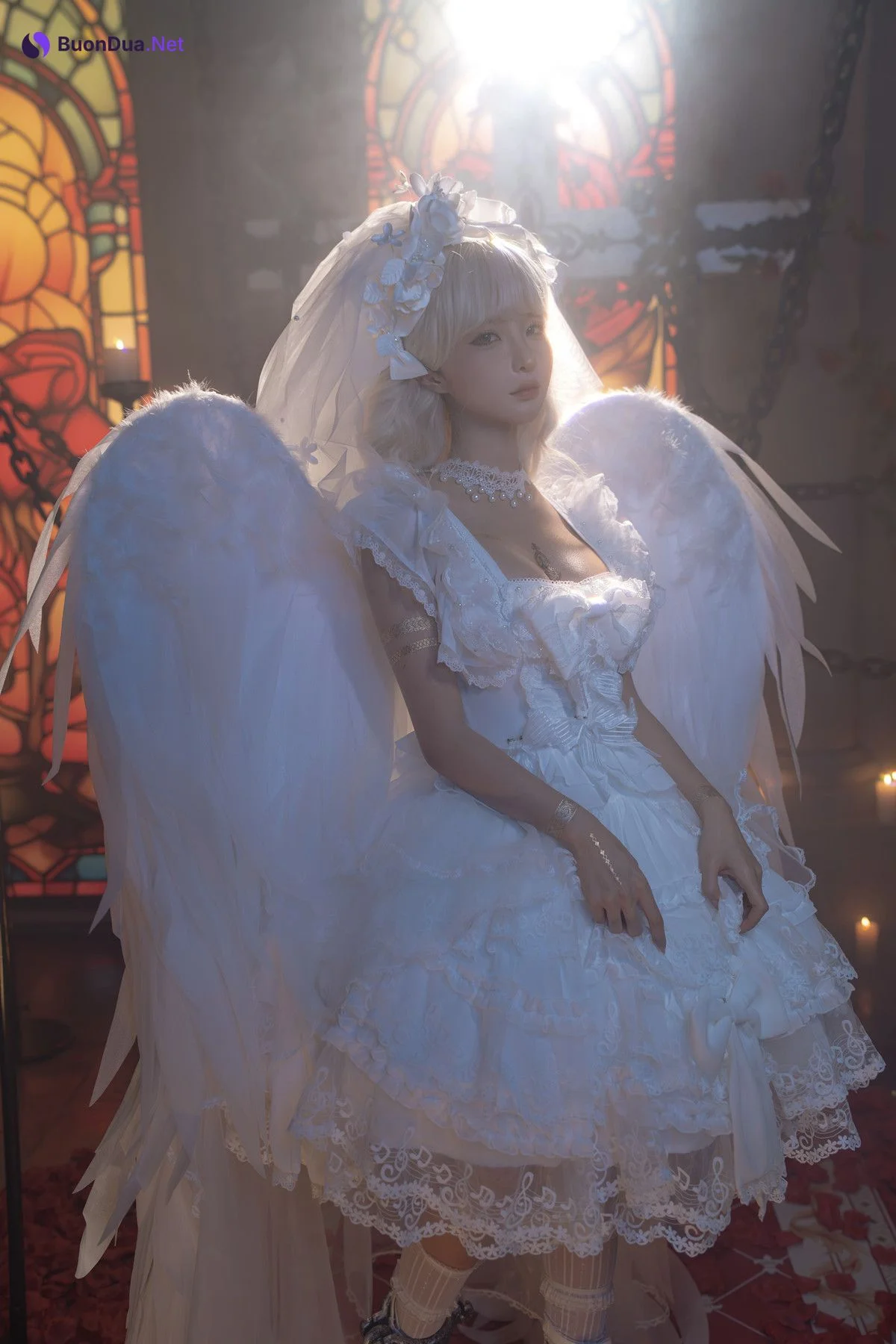 Cosplay 蠢沫沫Chunmomo 坠天使 Set.02 - Photo 2