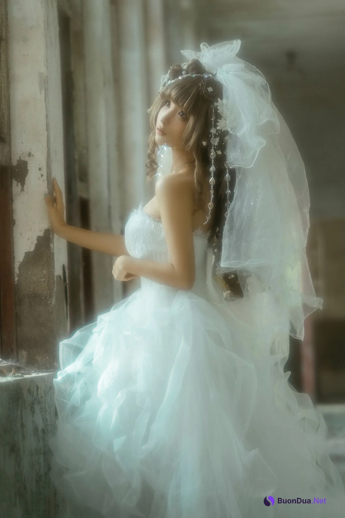 Cosplay 蠢沫沫Chunmomo 婚纱 Wedding Dress - Photo 2
