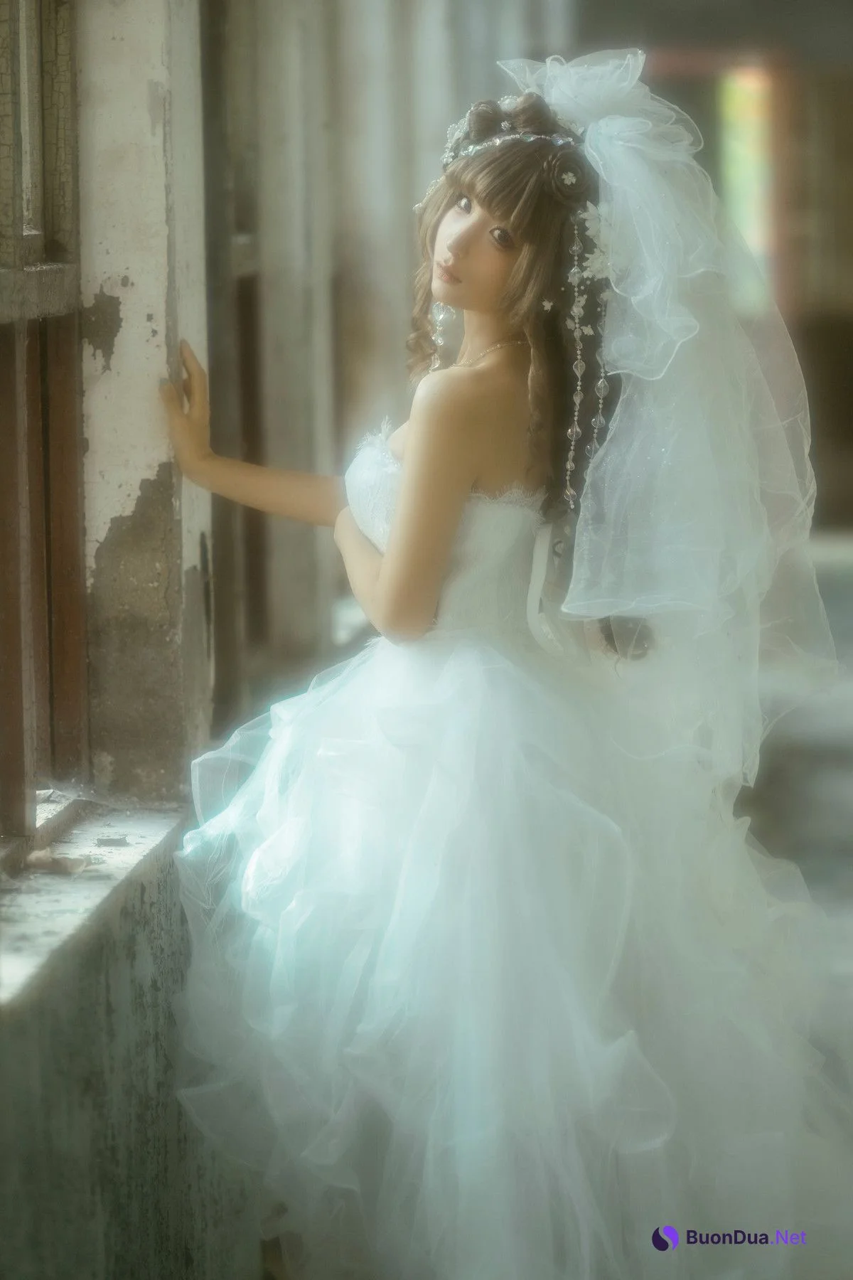 Cosplay 蠢沫沫Chunmomo 婚纱 Wedding Dress - Photo 3