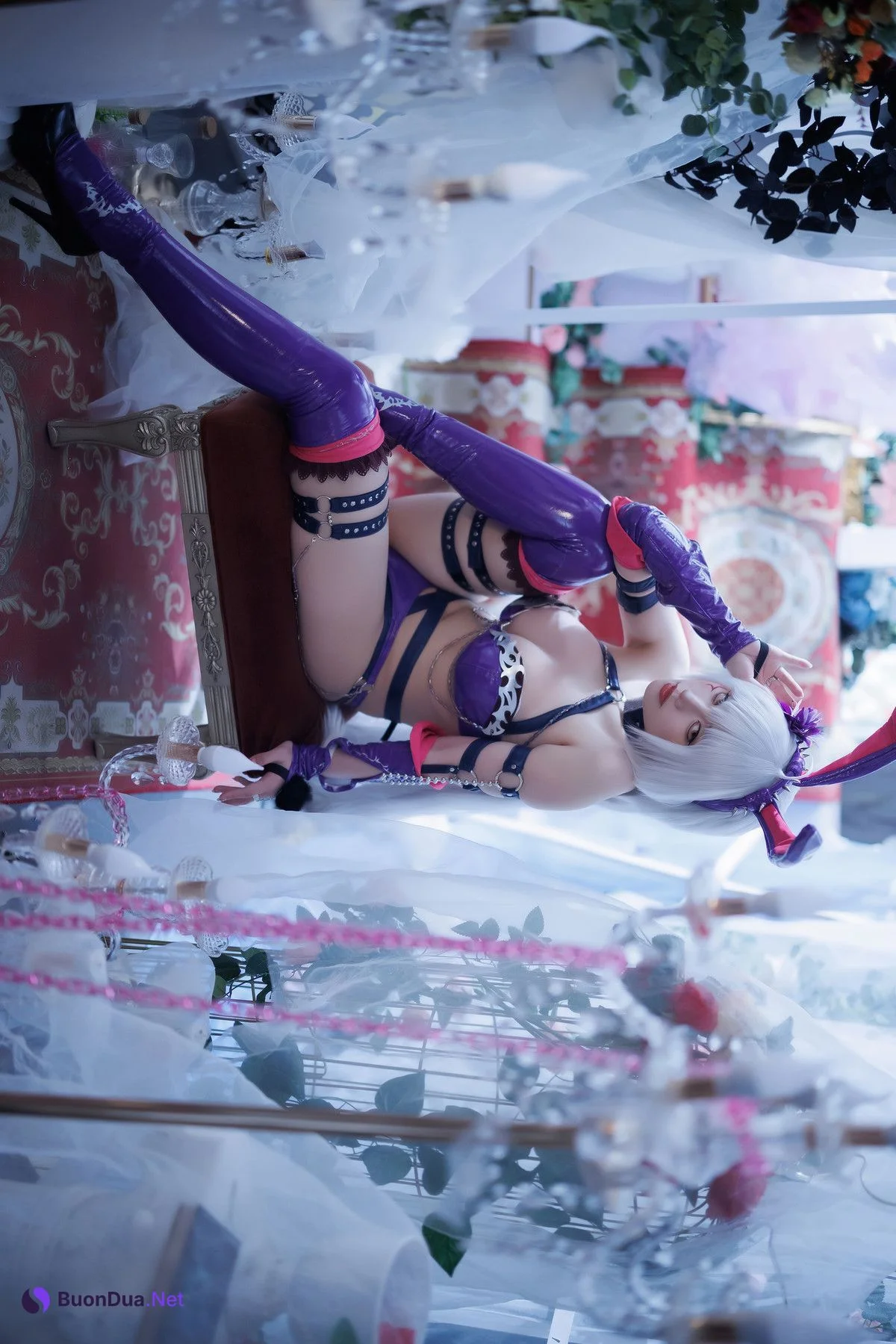Cosplay Cien恩恩 黑贞兔女郎泳装 - Photo 16