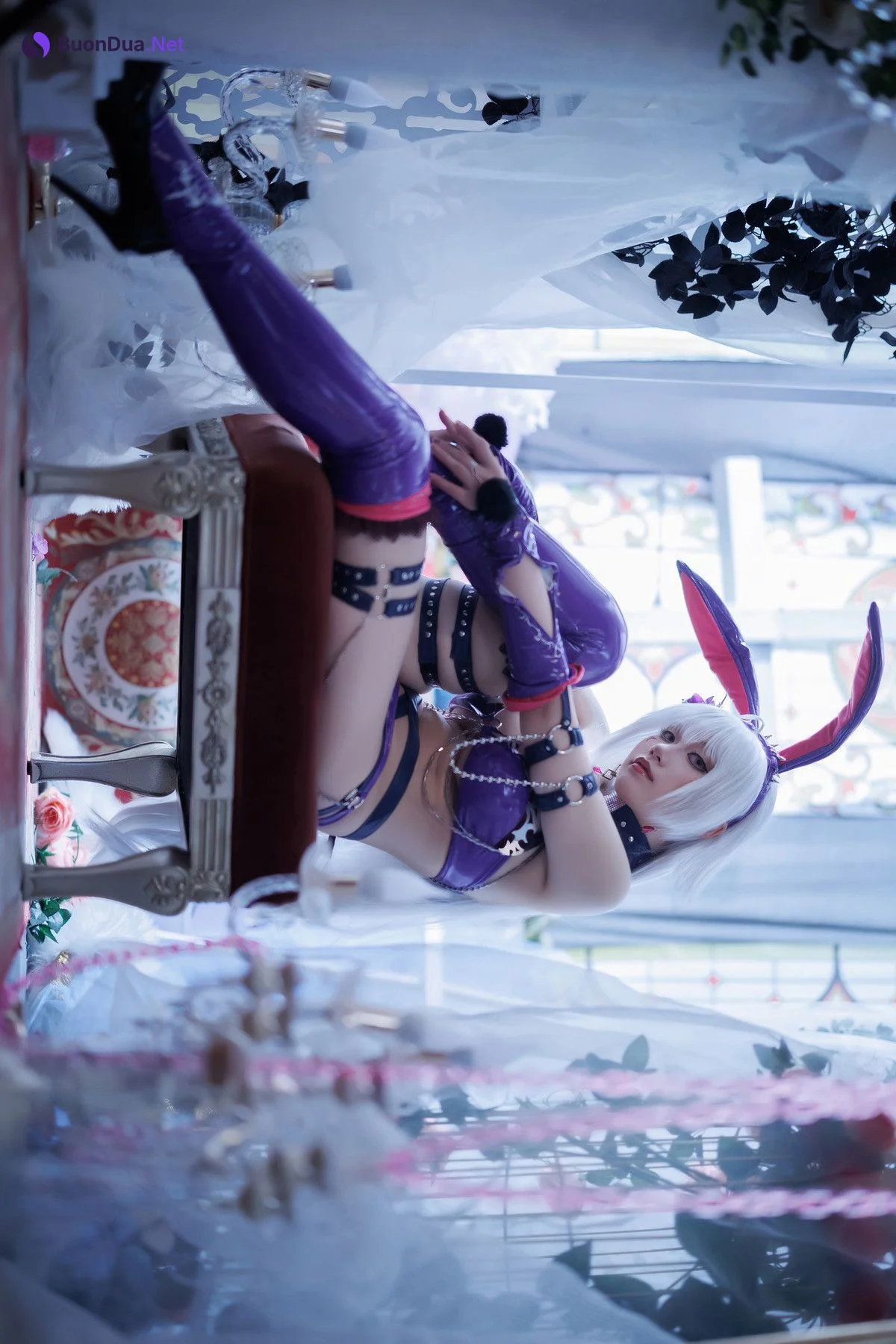Cosplay Cien恩恩 黑贞兔女郎泳装 - Photo 17