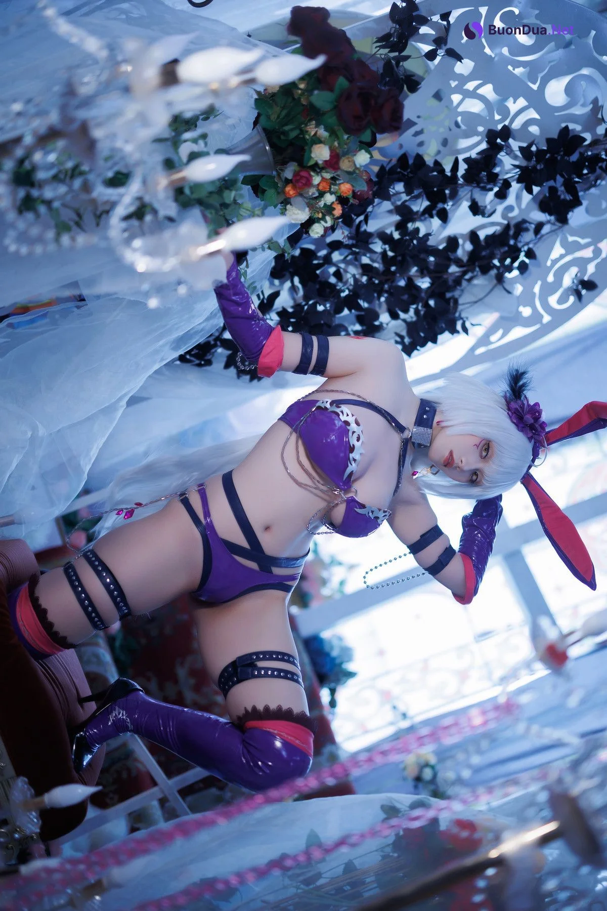 Cosplay Cien恩恩 黑贞兔女郎泳装 - Photo 9