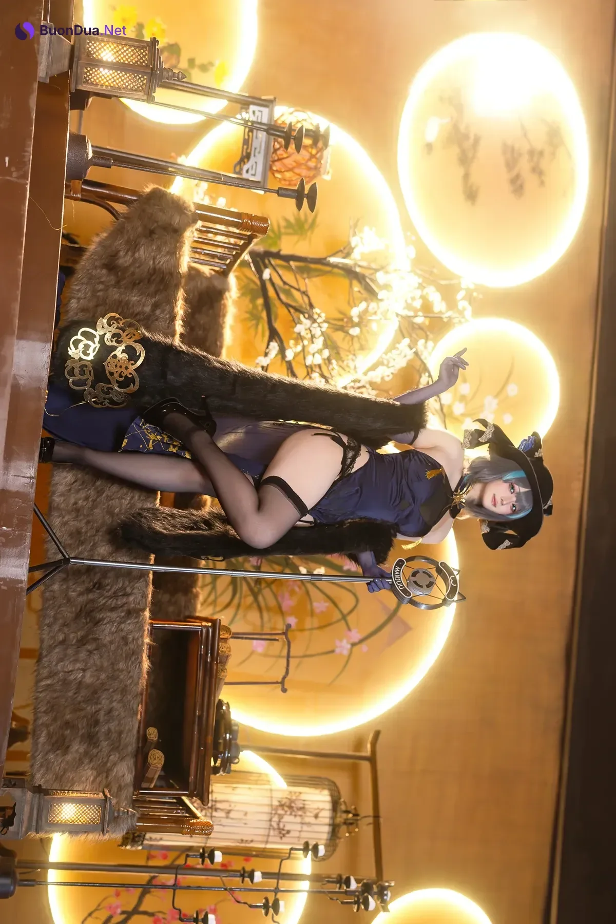 Cosplay 屿鱼 – 金装猫猫头 - Photo 15