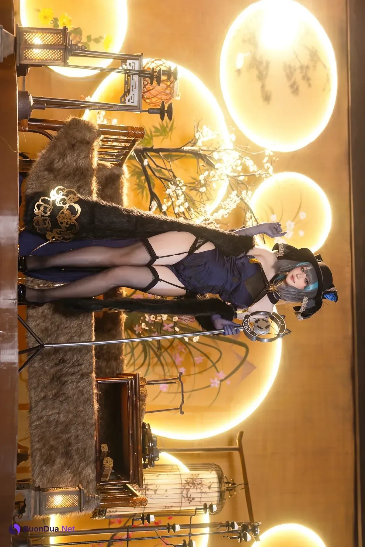 Cosplay 屿鱼 – 金装猫猫头 - Photo 16