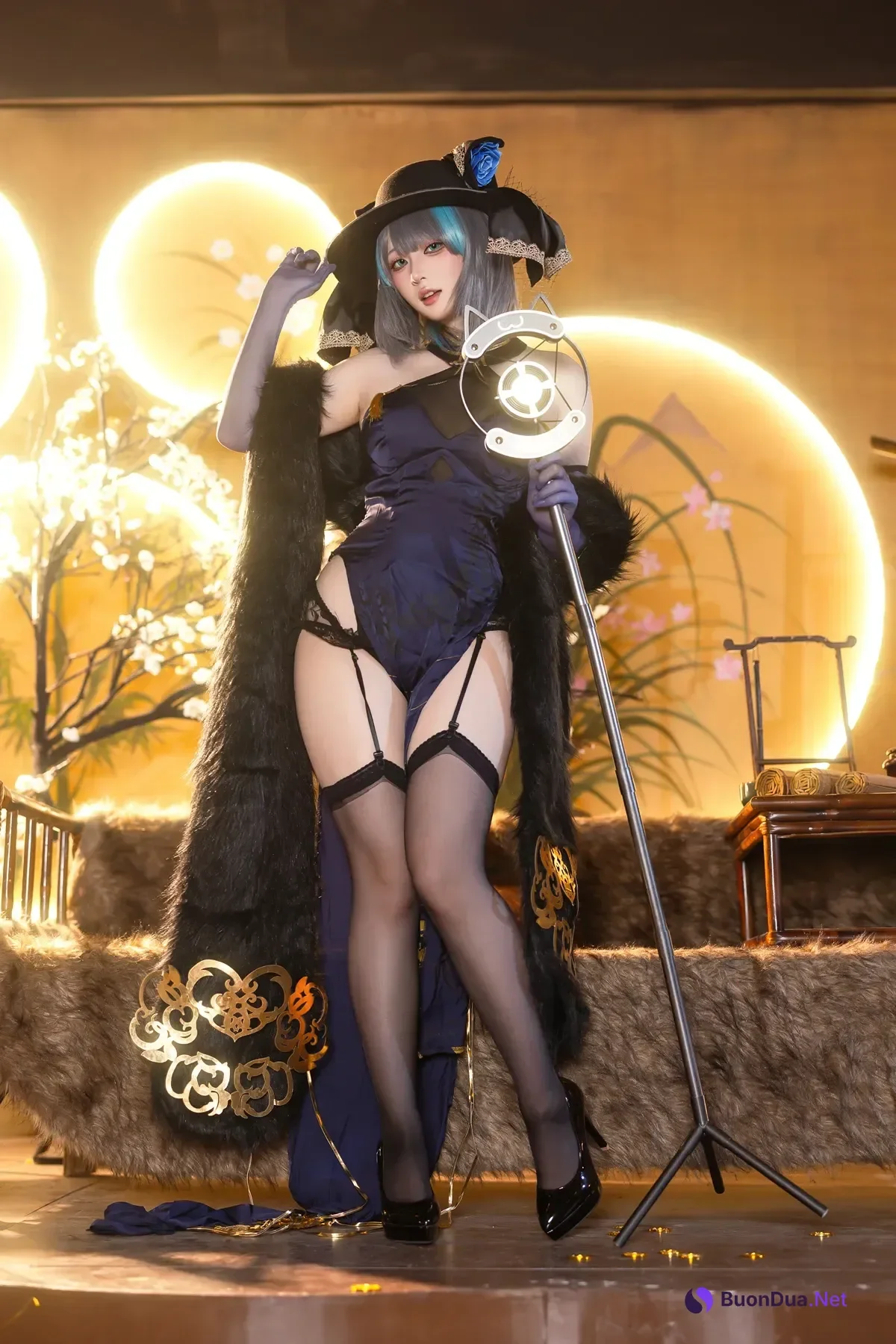 Cosplay 屿鱼 – 金装猫猫头 - Photo 17