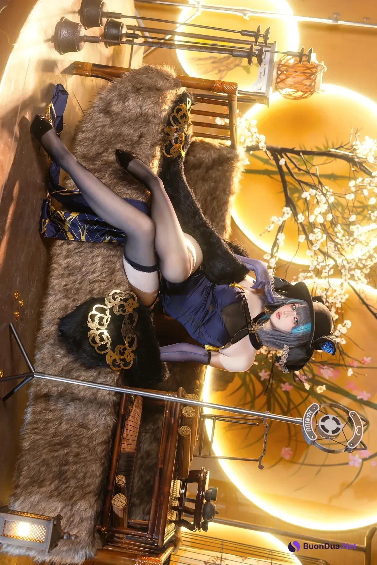 Cosplay 屿鱼 – 金装猫猫头 - Photo 5