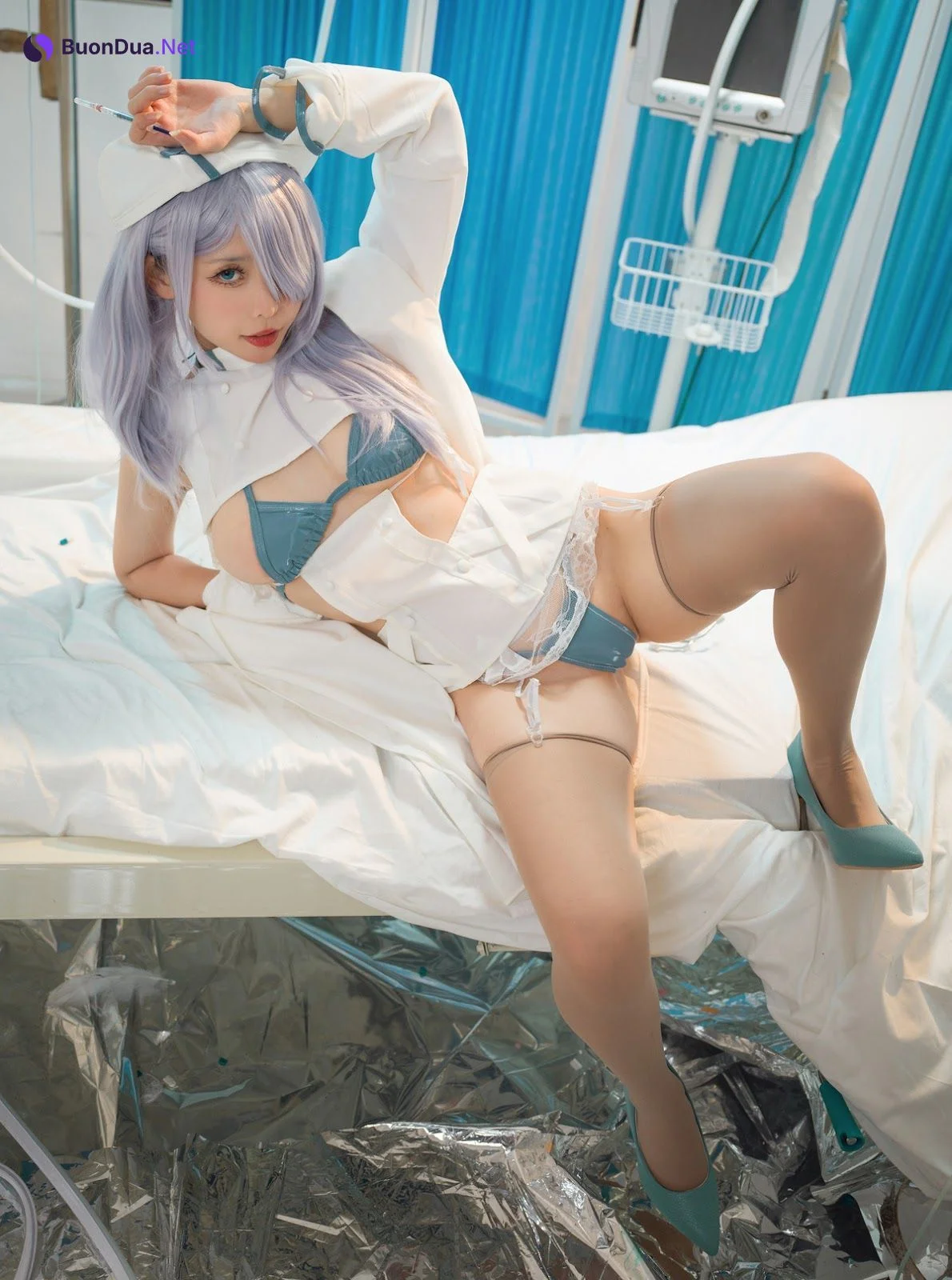 Cosplay 樱岛嗷一 魔太郎蓝白医生 - Photo 10