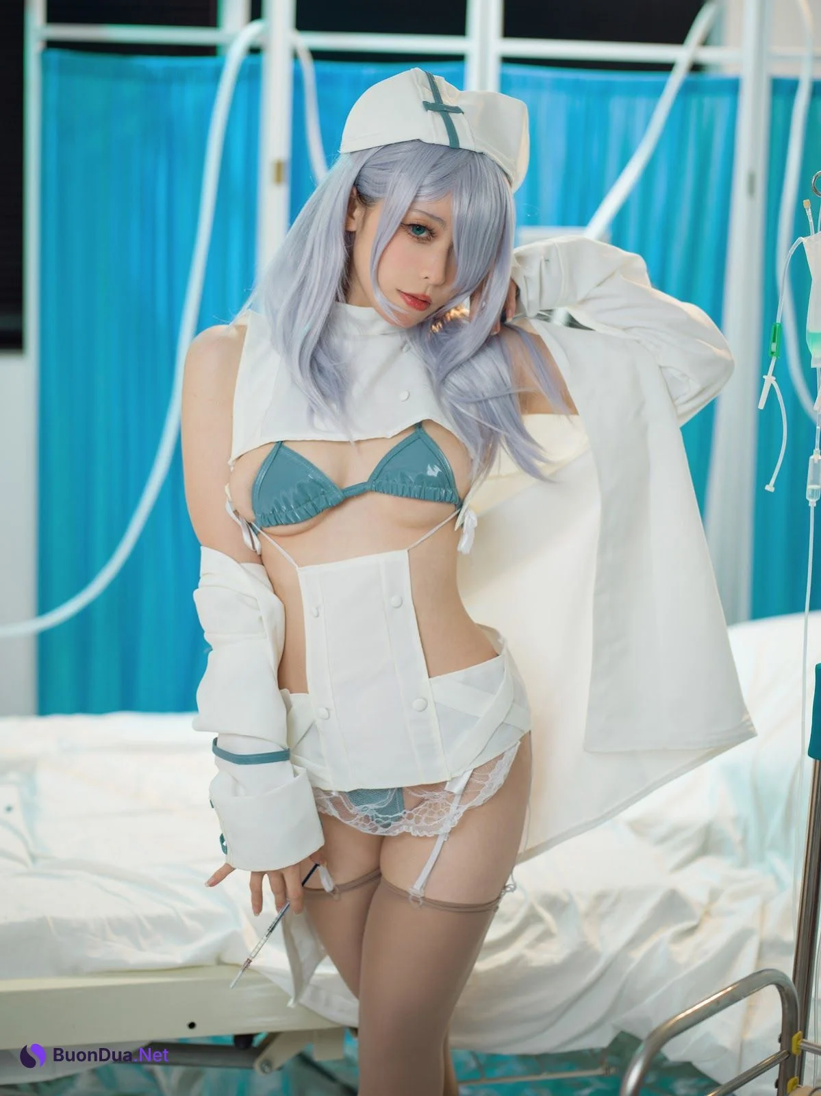 Cosplay 樱岛嗷一 魔太郎蓝白医生 - Photo 5
