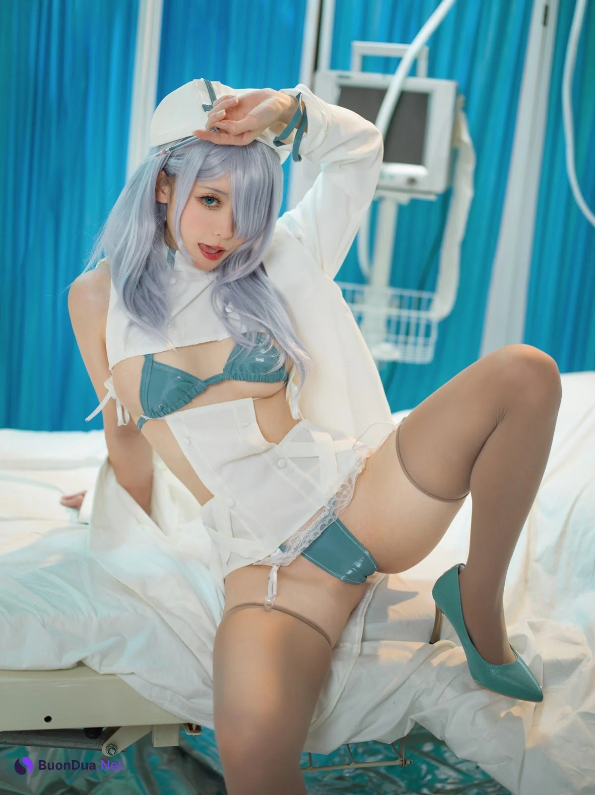 Cosplay 樱岛嗷一 魔太郎蓝白医生 - Photo 9