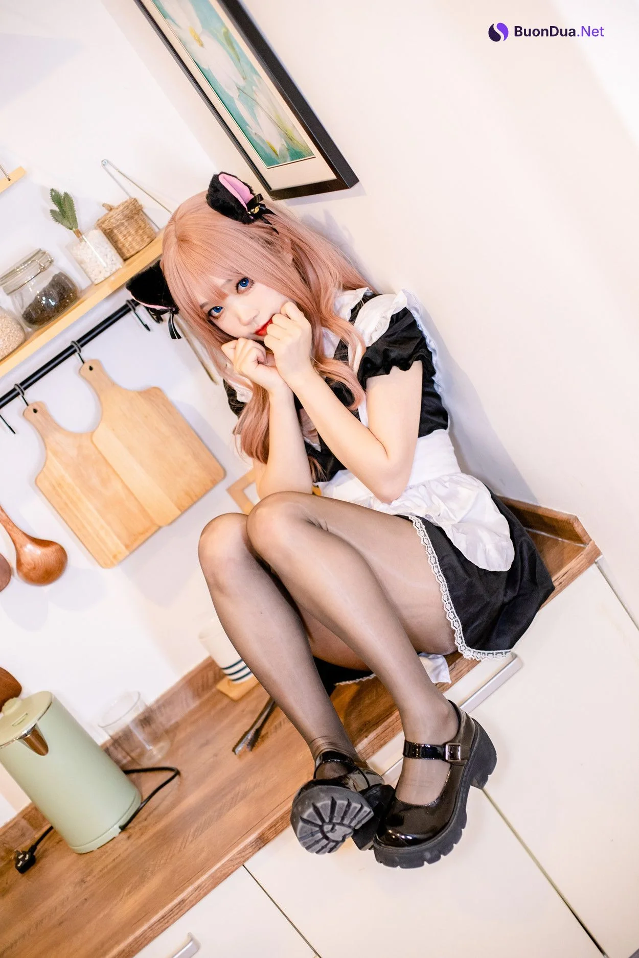 Cosplay 神沢永莉 厨房短款女佣 - Photo 7