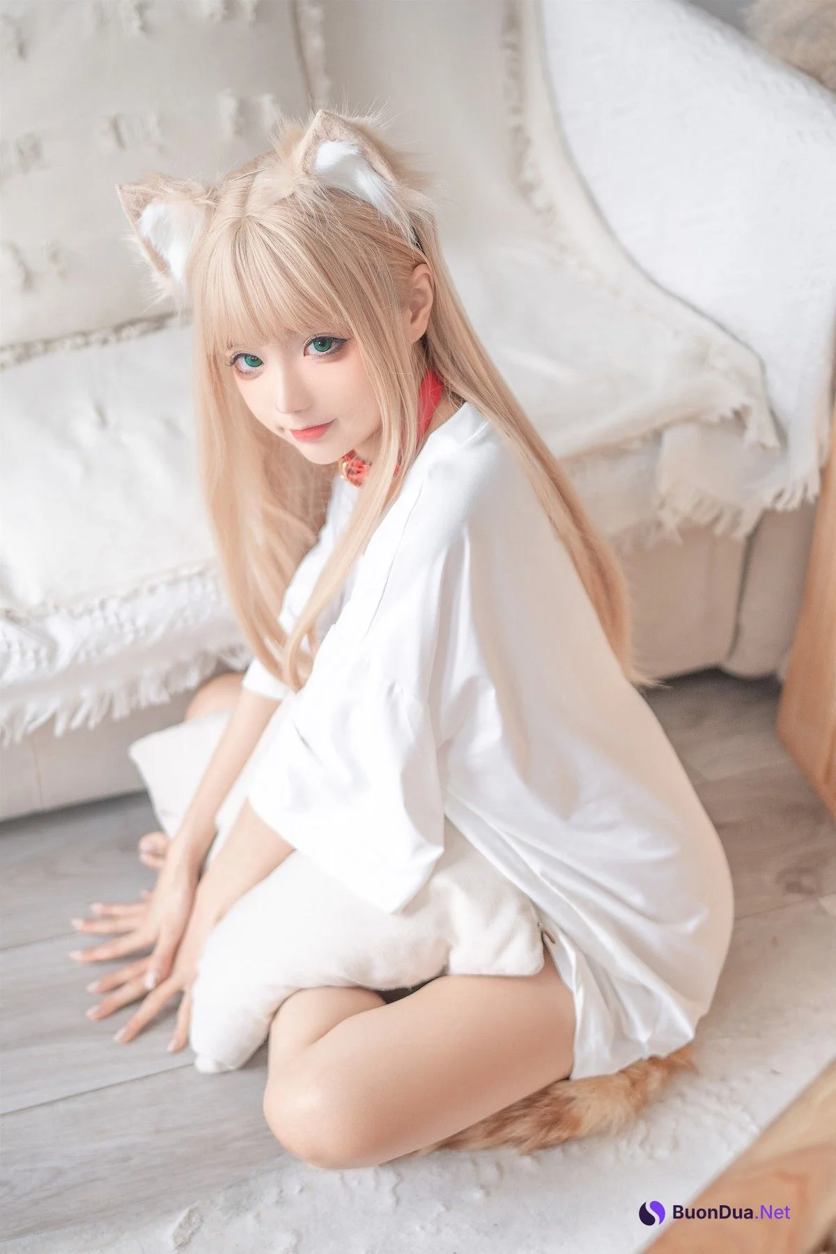 动漫博主蠢沫沫 Cosplay 黄豆粉 - Photo 11
