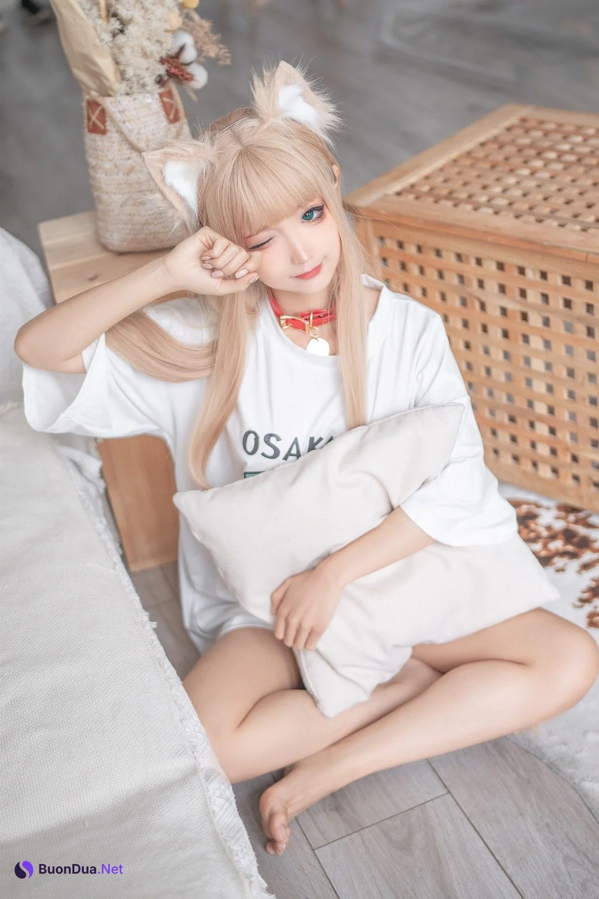 动漫博主蠢沫沫 Cosplay 黄豆粉 - Photo 13
