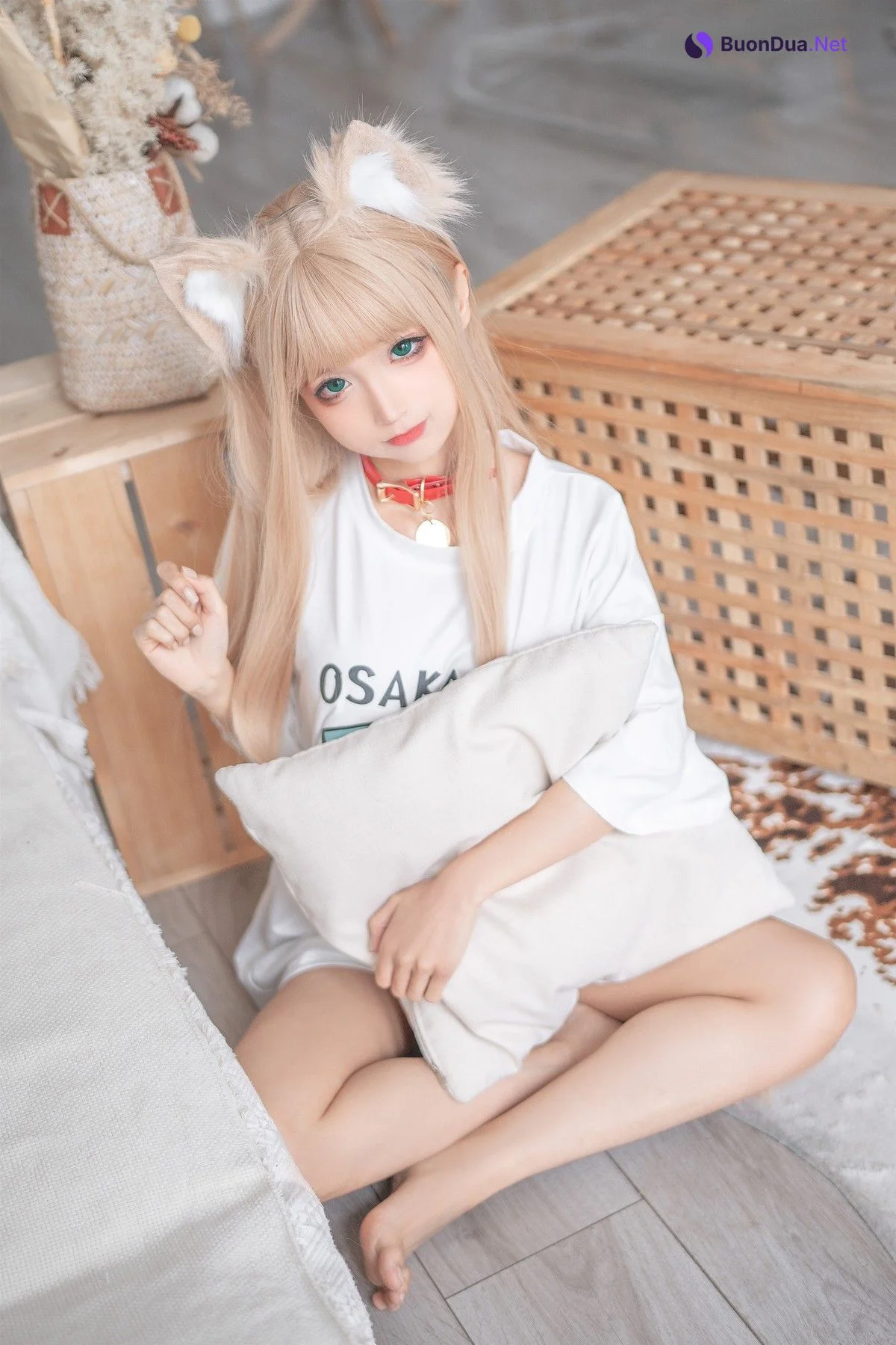 动漫博主蠢沫沫 Cosplay 黄豆粉 - Photo 14