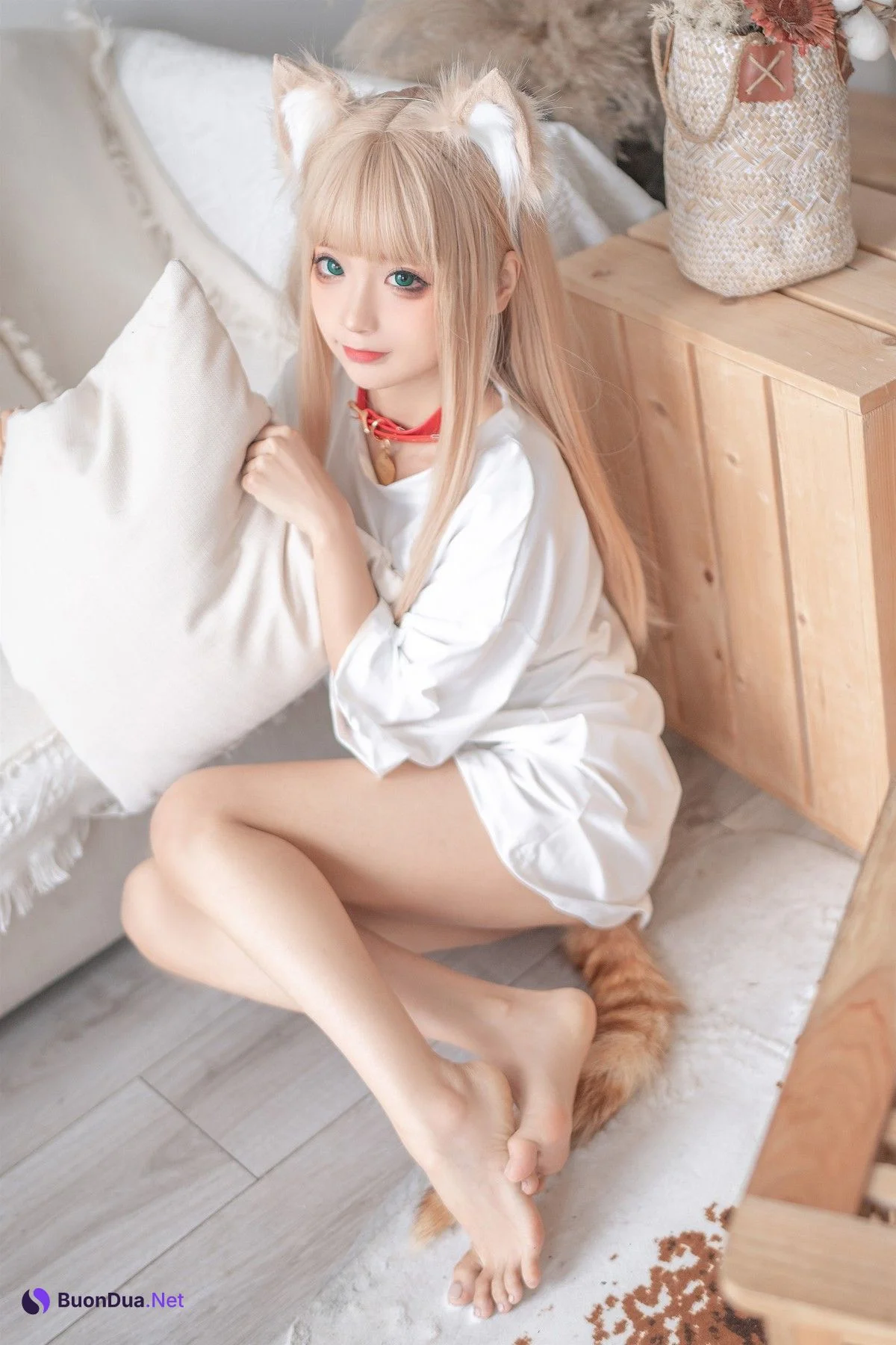 动漫博主蠢沫沫 Cosplay 黄豆粉 - Photo 16