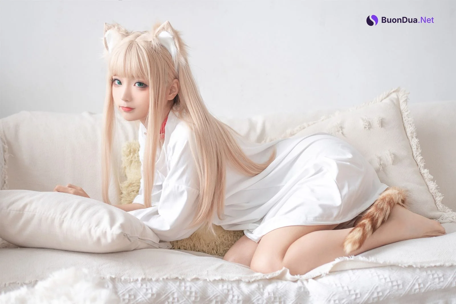 动漫博主蠢沫沫 Cosplay 黄豆粉 - Photo 18