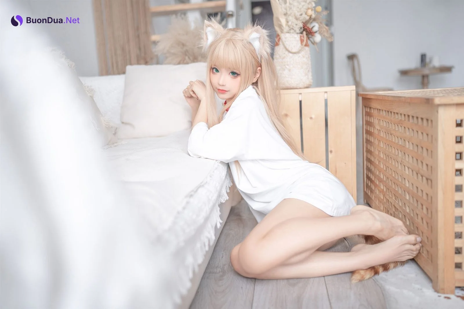 动漫博主蠢沫沫 Cosplay 黄豆粉 - Photo 6